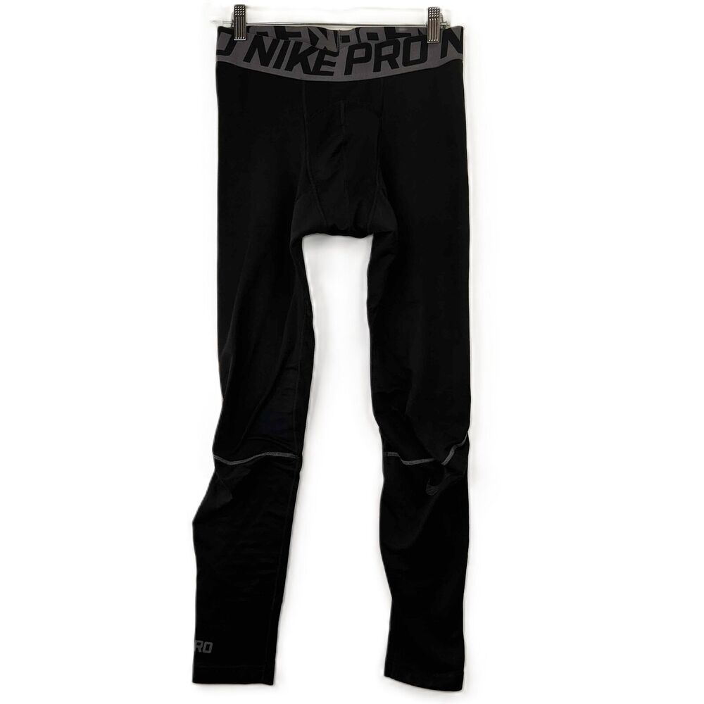 Nike Men's Pro Black Hyperwarm Compression Training Pants Size Medium